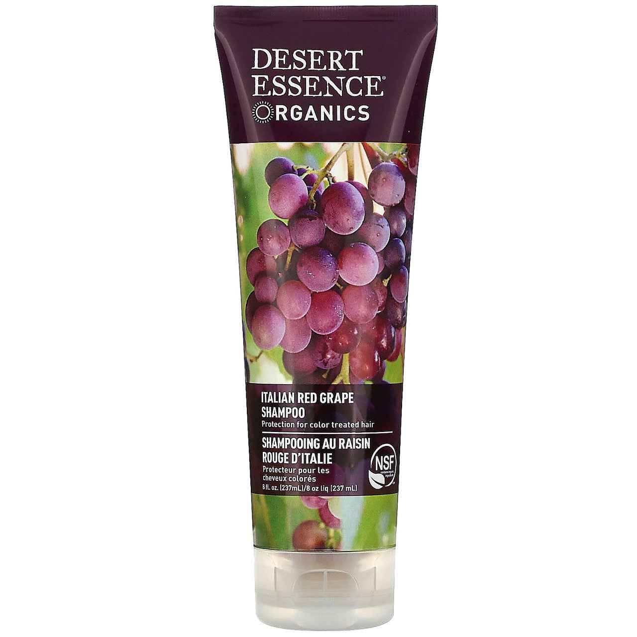 Desert Essence Italian Red Grape Shampoo 8 Oz Organic Hair Care